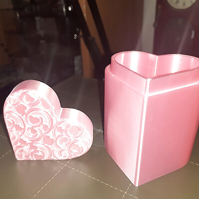 Valentines Heart Tower Container