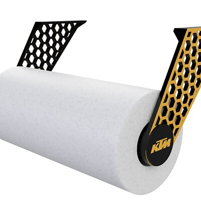 Twotone hexagonal paper towel holder KTM
