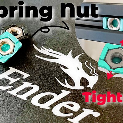 Spring Nut For Ender  Creality
