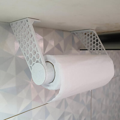 Hexagonal paper towel holder Remix with improved dimensions