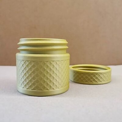 Threaded container