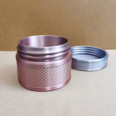 Heavy threaded container