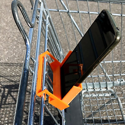 Shopping Cart Smartphone Holder