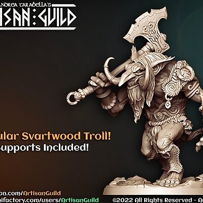 Artisan Guild Patreon Svartwood Troll Sample