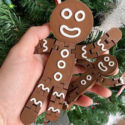 Articulated Gingerbread Man
