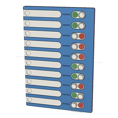Task Board with Switches