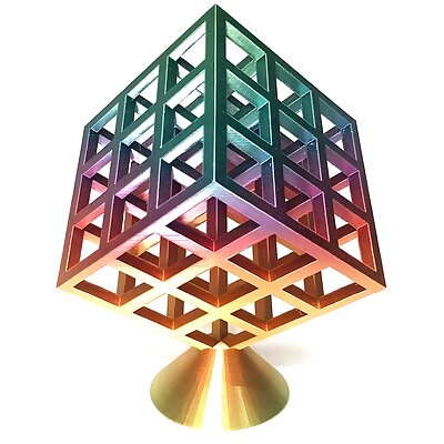 Infinity Cube With Base