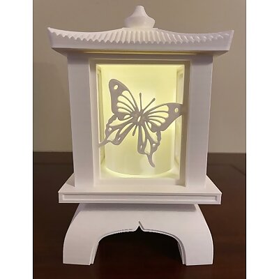 Butterfly Lantern with Swappable Panels