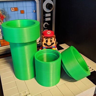 Mario Tube  Storage Container