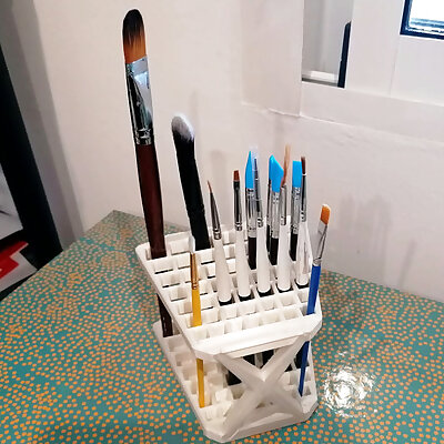 Paintbrush Rack