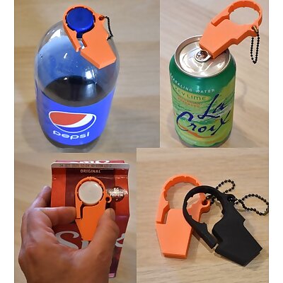 Keychain Bottle and Can Opener