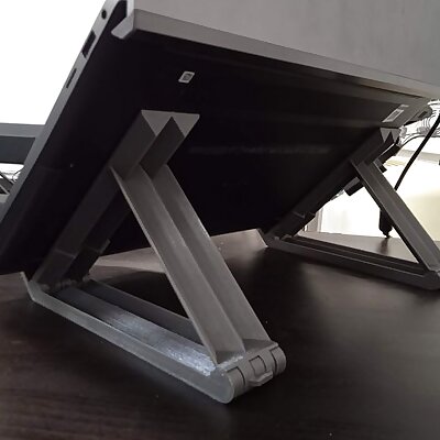 Travelers laptop stand