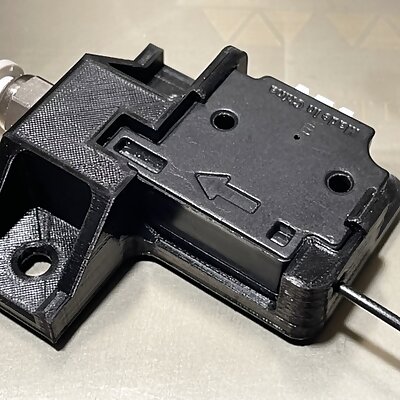 Bowden tube holder and filament sensor holder for direct extruder