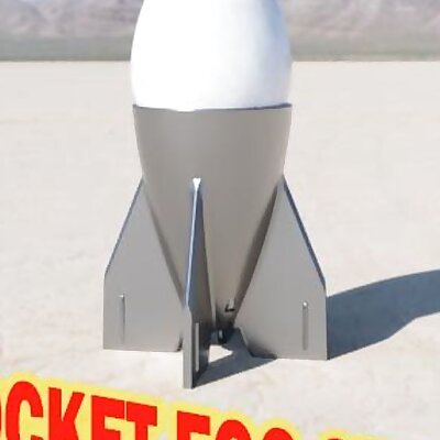 Rocket Egg Stand