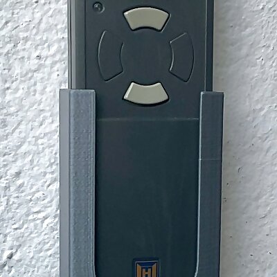 Wall holder for Hörmann remote control 38 x 15 mm
