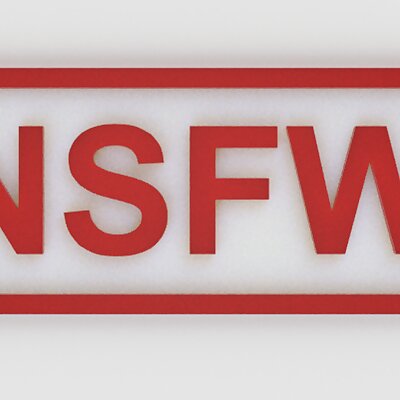 NSFW sign