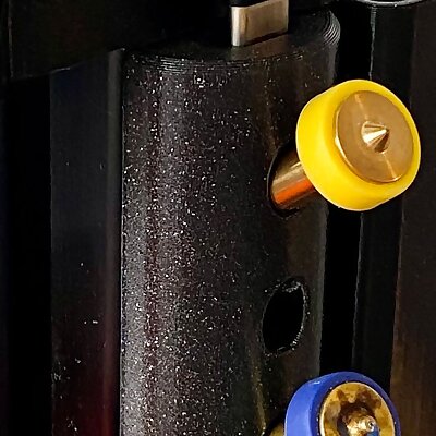 E3D Revo nozzle holder with hidden mount for Prusa Mini and Prusa Mini Bear
