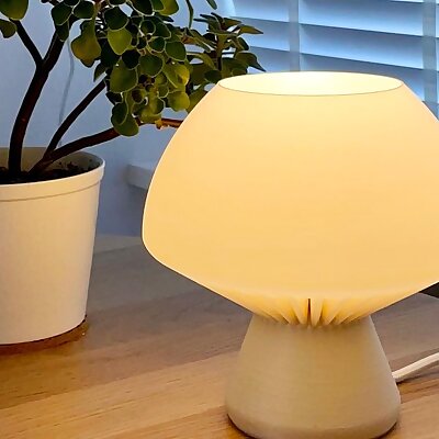 Mushroom Lamp  fast print for e14 lampholder with screwfix
