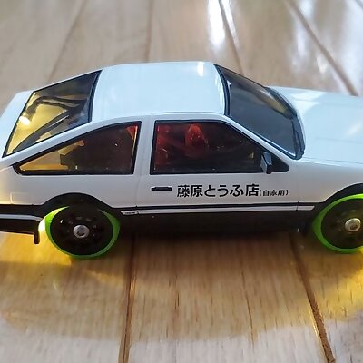 Fully Printed 4WD Drift Car Chassis  128 Scale