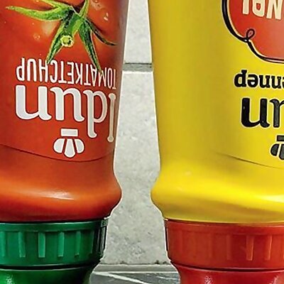 Stålokk til Idun Ketchup og Sennep Standing Lid for Idun Ketchup