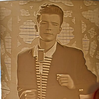 Rickroll Picture! Lithophane tutorial included