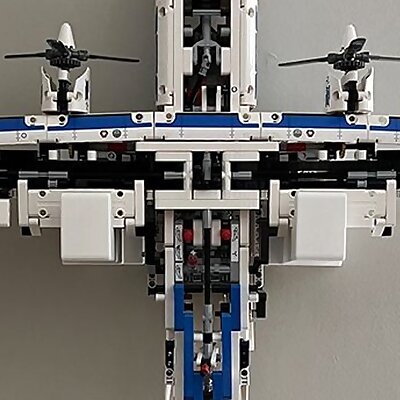 Lego Technic Cargo Plane Wall Hook