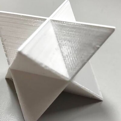 Stellated octahedron as same as the FCC lattece