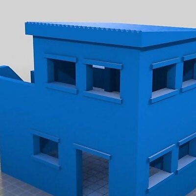 Two Story Building for 28mm Gaming