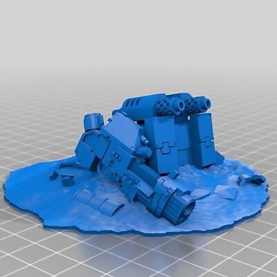 Dreadnought Wreck for 28mm Gaming