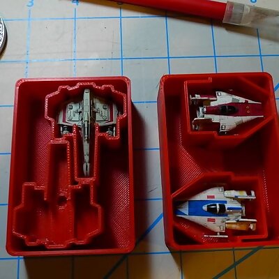 AWing and EWing Bins for Harbor Freight Organizer XWing TMG