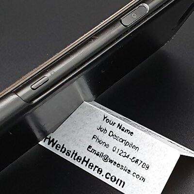 Business Card Phone Stand personalizable