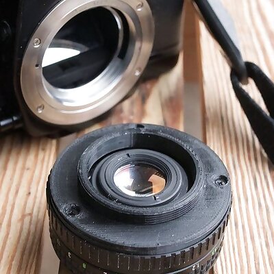 Praktica B mount lens 5024 to M42 conversion focus to infinity