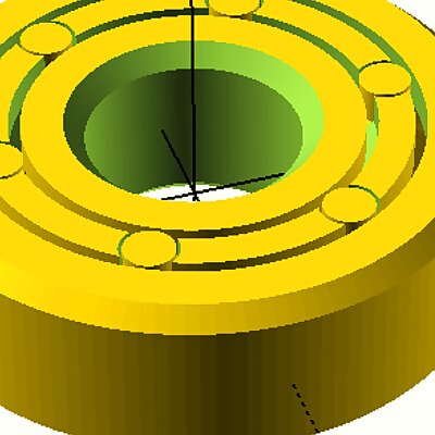 Parametric printinplace bearing
