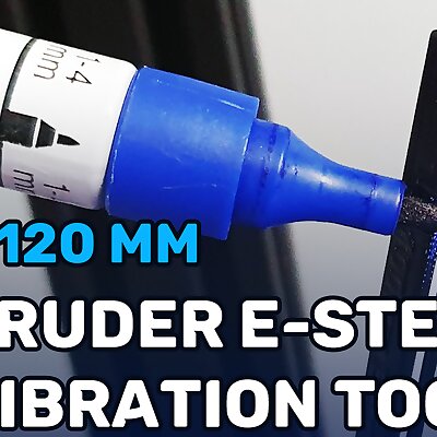 Simple 100120 mm Extruder Calibration Tool