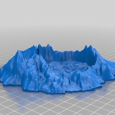 Crater Lake as a Crater for 28mm Gaming