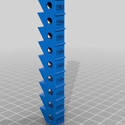 Temperature Calibration Tower for Anycubic PLA
