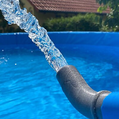 Water outlet nozzle for swimming pool