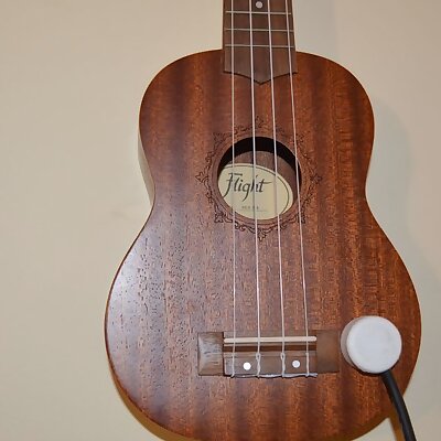Acoustic guitar or ukelele pickupcontact microphone case