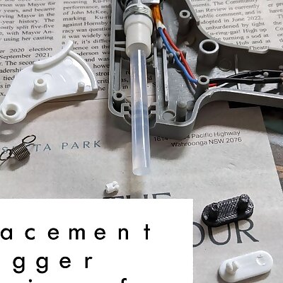 Replacement Trigger Mechanism for HotGlue Gun