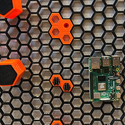 Raspberry Pi  RPI  mount for Honeycomb Storage Wall