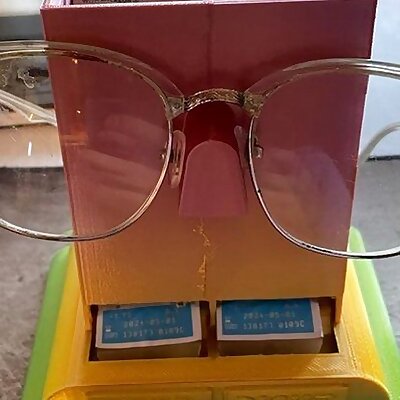 Contacts Caddy With Glasses Holder