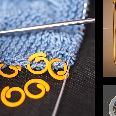 Knitting Stitch Marker  Strickmaschen Markierung