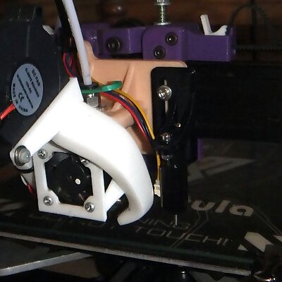 BLTouch Mounting Plate For Modular X Carriage by Elzariant