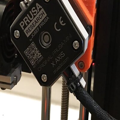 Prusa Mini X Axis cable strain relief