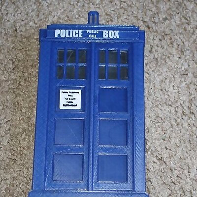 Doctor Who TARDIS Enclosure For Sabrent Hard Drive Enclosure