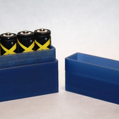 Simple AA Battery x4 Holder