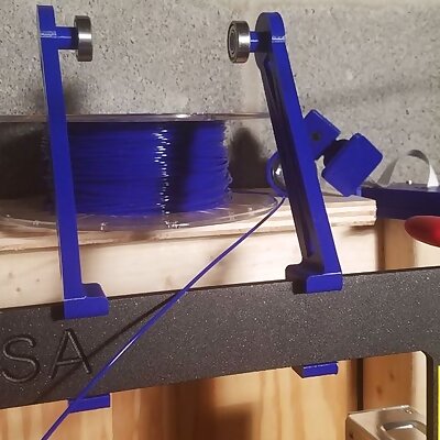 Prusa i3 Improved Ball Bearing Filament Holder