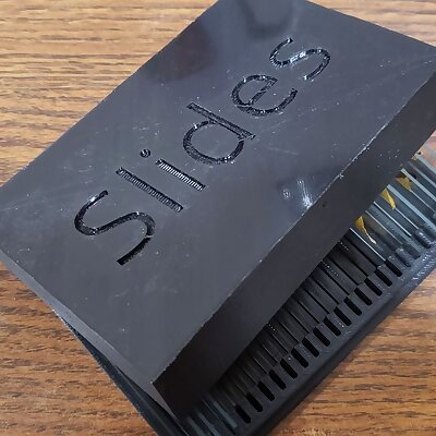 3D Printed Slide Box