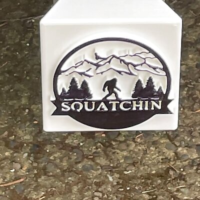 squat chin tow hitch cover