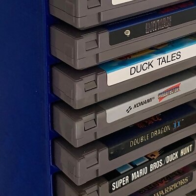 Nintendo NES cartridge rack  tower